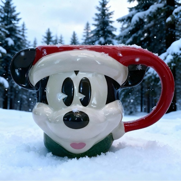Disney Other - New Disney’s Christmas Mickey Mouse Mug